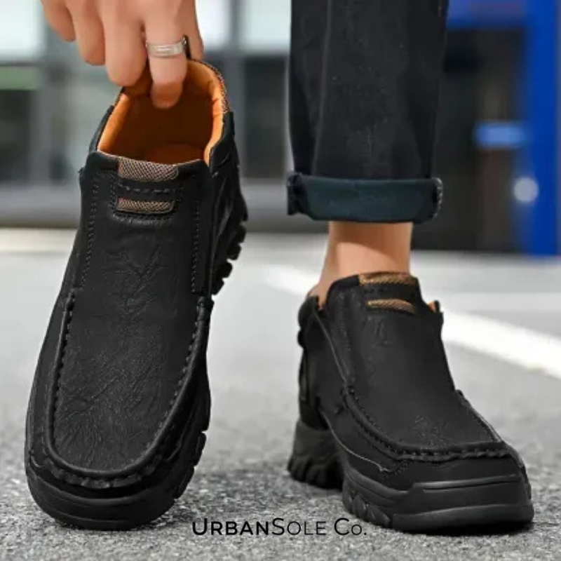 ⏰Last Day! 50% OFF 🔥Handcrafted Waterproof Leather Orthopaedic Ankle Boots for Men – Slip-Resistant Sole